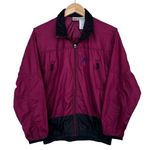 Nike Vintage 90s Maroon Full Zip Windbreaker Sz 6-8 Photo 0
