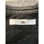 IRO  Awa Wool Blend Jacket Size 38 Belted Designer Classic Paris Quiet Luxury Photo 6