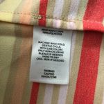 Halogen  X Atlantic-Pacific Womens Blouse Top Striped Colorful 3/4 Sleeve XS Photo 3