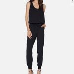 Joie  Size Medium Black Sleeveless Jumpsuit Relaxed Fit Elevated Basic Minimalist Photo 4