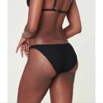 ANDIE NWT  Demi Moore X The Tropez Crochet Bottom Mid Rise Med Coverage M Black Photo 4