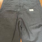 Hurley  Overalls Women's Size Medium Black 100% Cotton Front Zip Adjustable‎ Photo 8