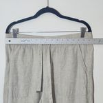 Joie  Natural Beige Linen Wide Leg Pants Size Large Photo 5
