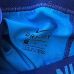 Nike  Pro Womens Dri Fit Capri Tights Tie Dye Pool Printed Crop Pants Blue M Photo 2