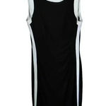 Lauren‎ Ralph Lauren Classy Black White Trim Dress Size 8 Photo 0