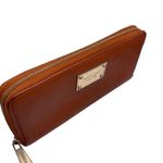 Michael Kors Burnt Orange Zip Around Wallet Photo 3