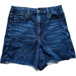 American Eagle Womens AEO Denim Curvy Hi-Rise Shortie Stretch Jean Shorts - Sz 8 Photo 0