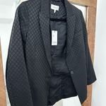 Reiss Fortuna Diamond Black Blazer Black NWT Photo 2
