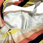 Abercrombie & Fitch  Cut Out Stripped One Piece Swimsuit in Multi, Size XL​​​ Photo 1