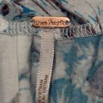 Free People Baja Babe Cold Shoulder Top Blue & Ivory Boho Women’s Small S Photo 9