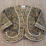 Ba&sh Blousson Roko Lady Jacket Paisley Block Print Quilted size US 4 Photo 2