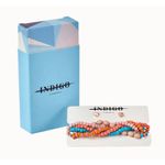 Indigo Authority Monarch Beaded Bracelet + Earrings Set Orange Photo 0