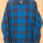Foundry’s Men’s 2XLT Flannel Shirt 1446 Blue Size 2X Photo 0