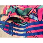 Adidas  Original Pink Colorful Floral Pleated Mini Tennis Skirt Size S Photo 3