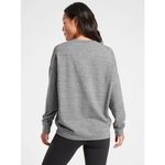 Athleta  Pure Luxe Sweatshirt Grey Size Medium Long Sleeve Pullover Casual Comfy Photo 1