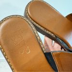 Franco Sarto Black Vegan Leather Gem Sandals Size 7.5 Photo 2