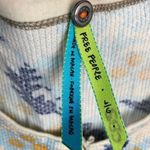 Free People White With Floral Pattern Scoop Neck Long Sleeve Thermal Top Photo 1