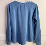 NWT 100% Blue THORUNN Fleece Pullover Crewneck Sweatshirt Size M Photo 3