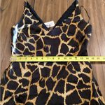 Milly asymmetrical Black "Dashielle" Giraffe Hi Low ruffle Flare Midi Dress 6 Photo 8