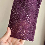 Jack Wills  Purple Diamond Cutout Sheath Dress, Purple, Size 2 Photo 5