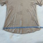 Wonderland by Orange  Women’s Medium Distressed Top Casual Neutral Tan Photo 3