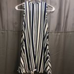 Mini Blue and White Striped dress Small Photo 4