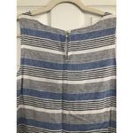 BeachLunchLounge Beach‎ Lunch Lounge Blue White Striped Sleeveless Linen Blend Dress XS Photo 7