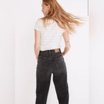 Madewell  Tall Baggy Tapered Jeans in Mackinnon Wash Black Straight Leg Women's Photo 2