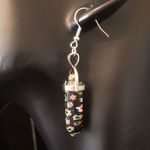 Boutique Black Onyx Flower Earrings Photo 2