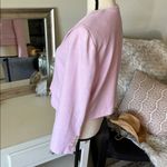 Ann Taylor NWT  The Crew Neck blazer Jacket Cross Weave Fragrant Lilac 4​ Photo 5