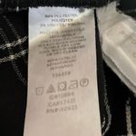 Ann Taylor  LOFT Women Black White Plaid Cap Sleeve Tie Mini Sheath Dress Size 4 Photo 5