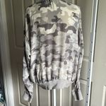 DKNY Camouflage Pure 2015 Silk Bomber Jacket Almost Vintage Photo 5