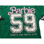 BARBIE 59‎ Sports and Social Club Women’s Pullover Crew Neck Graphic XS T Photo 1