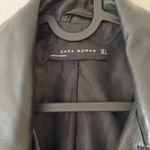 ZARA Black Leather Jacket Photo 1