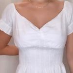 Princess Polly White Pleated Milkmaid Tee Photo 0