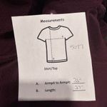 32 Degrees Heat Burgundy Fleece Snap Neck Pullover Sweatshirt Women's XL Purple Photo 3