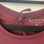 Athleta  Women's Encore Plum Crewneck Athletic Tee Top Size M Photo 9