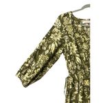Harlow & Rose Women's Floral Print Midi Dress Green Beige Small Photo 7