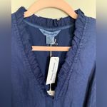 Tommy Bahama  NWT | Two Palms Ruffle Shirt Dress in Island Navy | XSP Photo 4