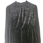Baltic Born  Tina Velvet Short Dress Black XL New‎ with Tag Long Sleeve Photo 3