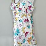 Vintage Butterfly Chemise White Size L Photo 2