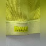 SKIMS  Cotton Rib Scoop Bralette Neon Yellow Women's Sports Bra (Size XL) Photo 4