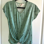 Como vintage  Sage Green Cactus Print Tee Photo 0