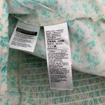 Levi's Women's Yvie Crop Blouse Puff Sleeves Smocked Green Floral Western XS Photo 6