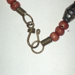 Vintage Pink and Red Coral Boho Western Beaded Necklace Photo 3