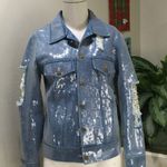 Honey Punch DENIM JEAN SEQUIN JACKET Photo 6