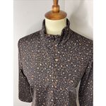 J. McLaughlin  1/4 Zip Animal Print Catalina Cloth Pullover Sweater Large L Photo 5