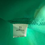 Elodie Green Puff Sleeve Crop Blouse Photo 3