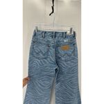 Wrangler ZOE ZEBRA  FLARES raw hem high waisted western rodeo quirky festival Photo 3