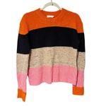 ALC Frank A.L.C. Georgina Multi Color Stripe Wool Cashmere Blend Crewneck Sweater Size XS Photo 1
